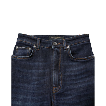 Dolce & Gabbana Blue GRACE High Waist Skinny Denim Jeans