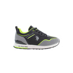 U.S. POLO ASSN. Black Polyester Sneaker
