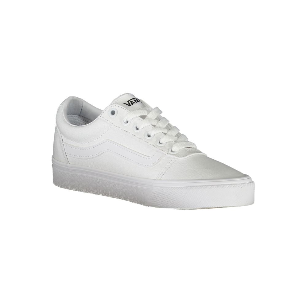 Vans White Polyester Athletic Sneakers