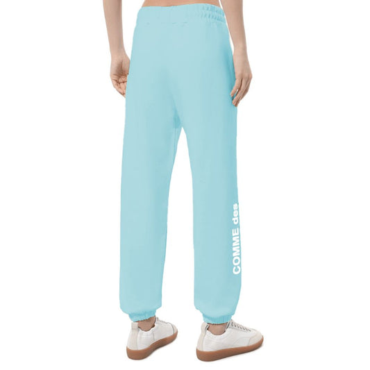 Comme Des Fuckdown Blue Cotton Women Sweatpant