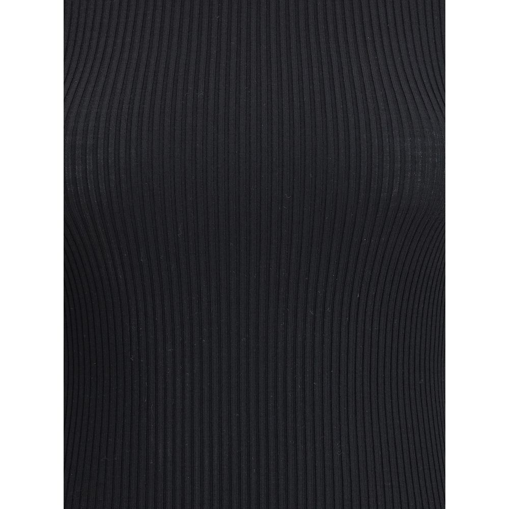 Wolford Black Fleece Wool Turtleneck