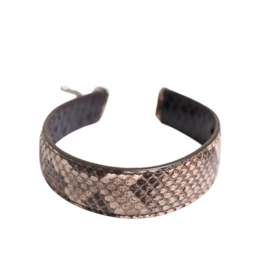 Dolce & Gabbana Brown Exotic Leather Handbag Accessory Shoulder Strap