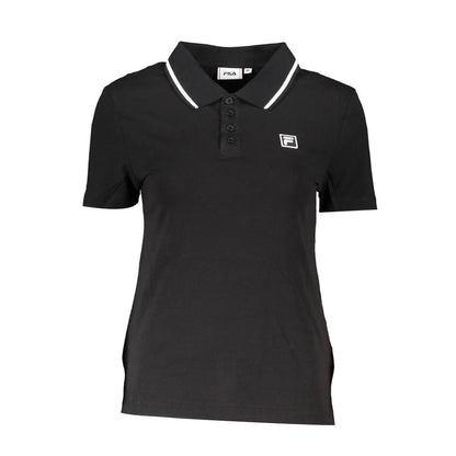 Fila Black Cotton Women's Polo Fila