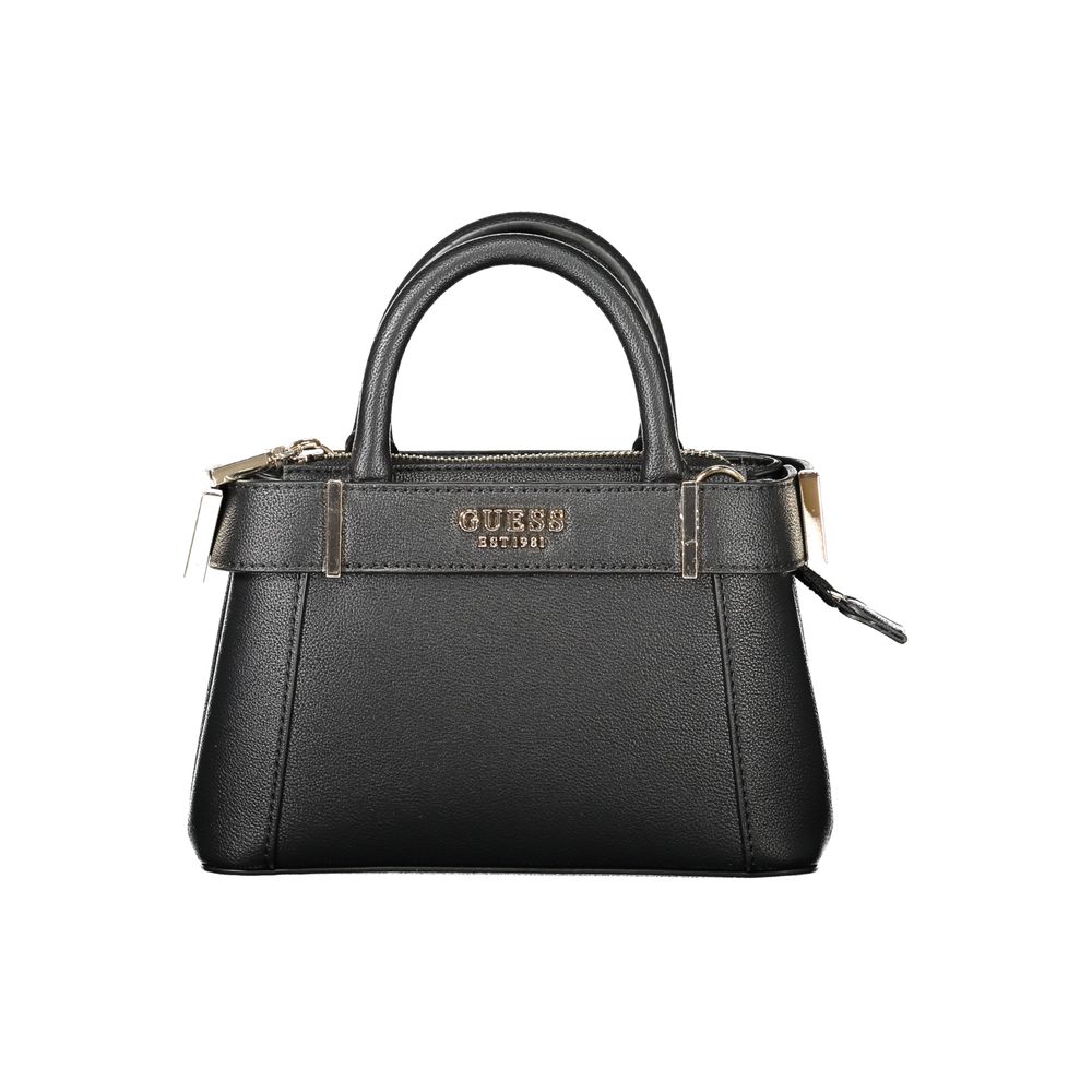 Front view with bag zipped and handles upright.