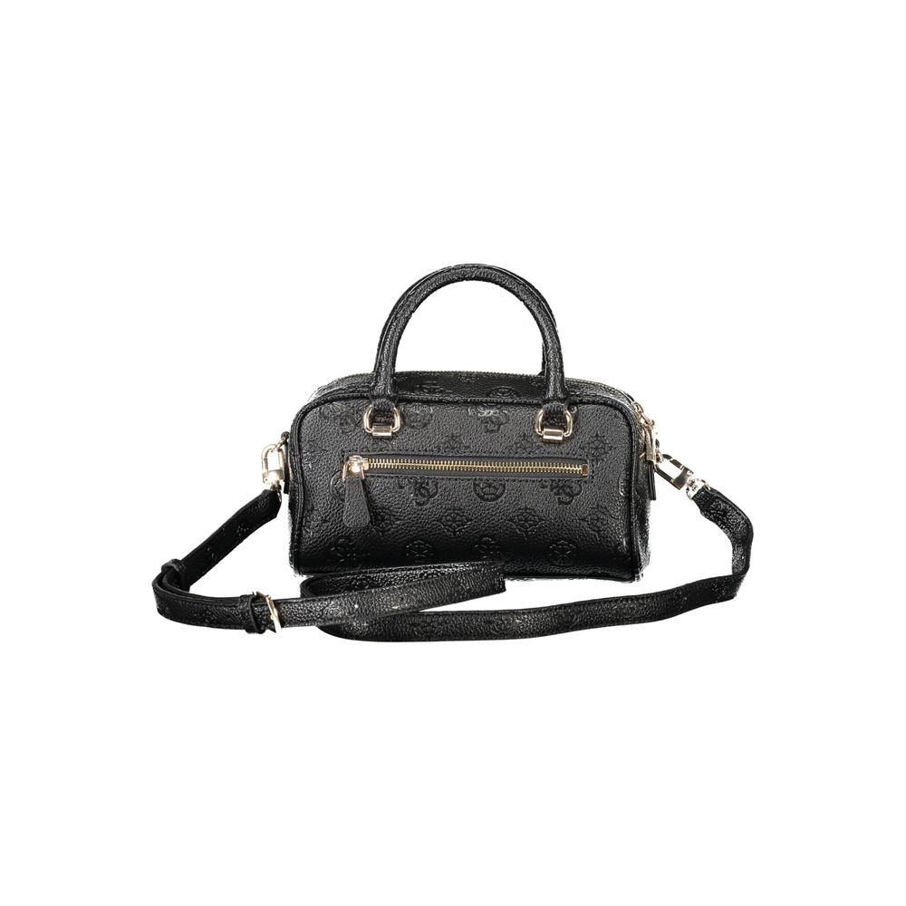 Front view with bag zipped and handles upright.