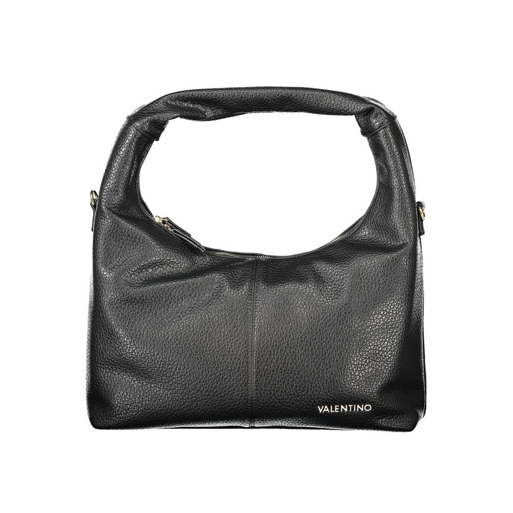 Front view with bag zipped and handles upright.