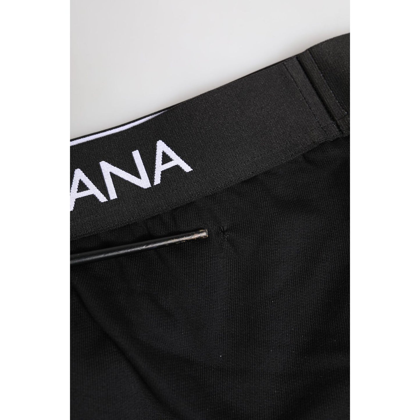 Dolce & Gabbana Black Cotton Stretch Regular Brief Underwear