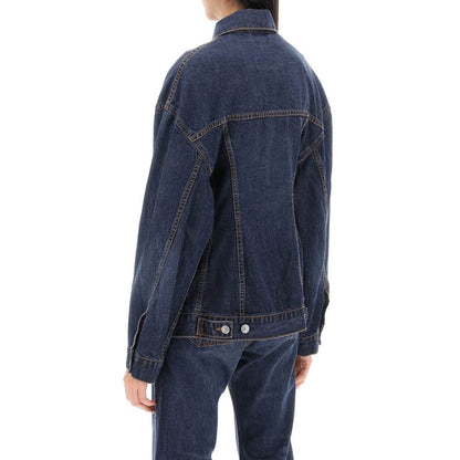 Balenciaga Blue Cotton Denim Jacket