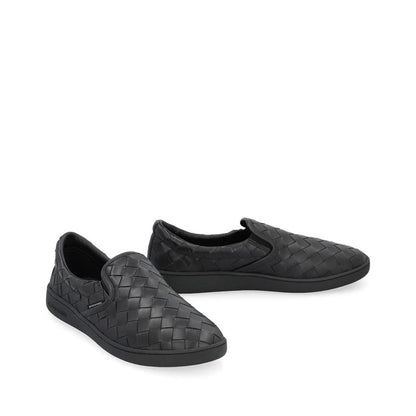 Bottega Veneta Black Calfskin Sneakers