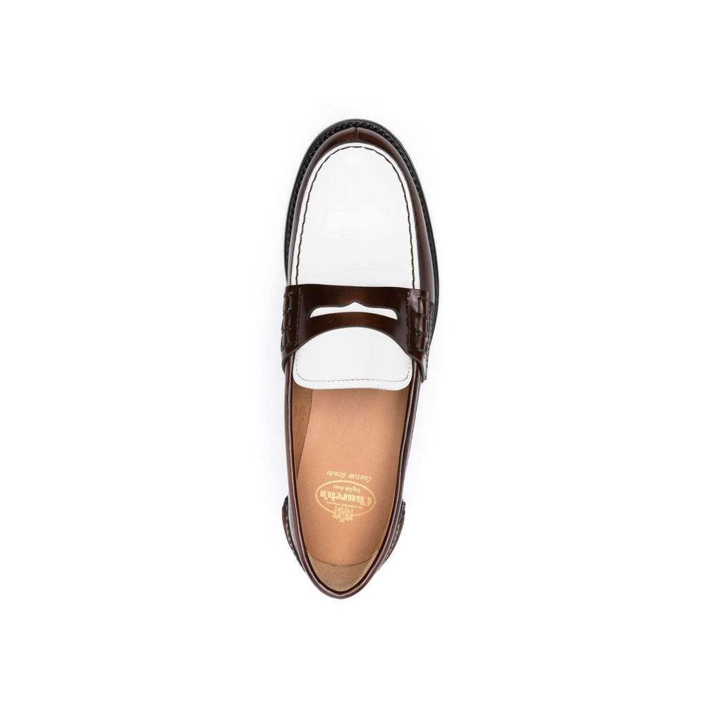 Church's Brown Calfskin Slip-On Loafers