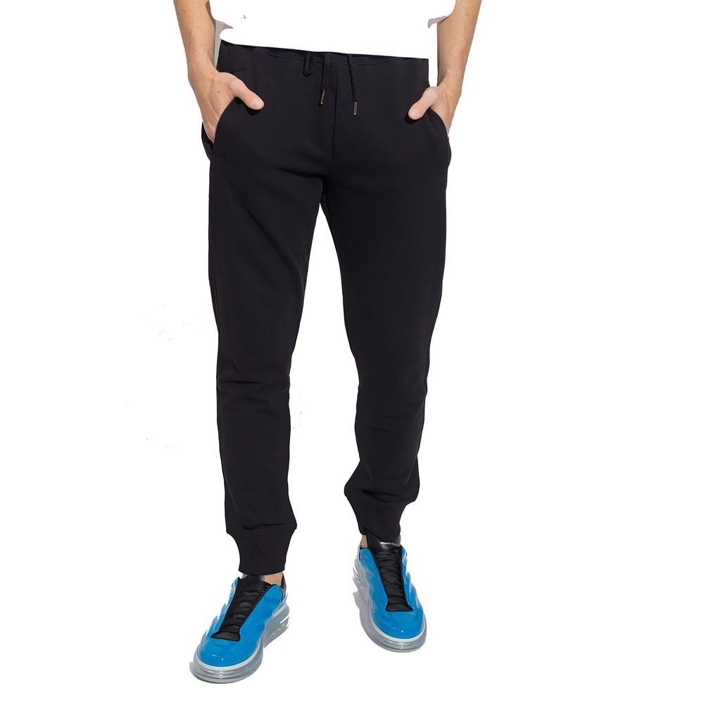 Versace Jeans Black Cotton Joggers (Workout Pants)