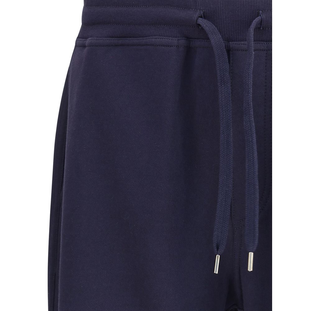 Brunello Cucinelli Blue Cotton Casual Pants