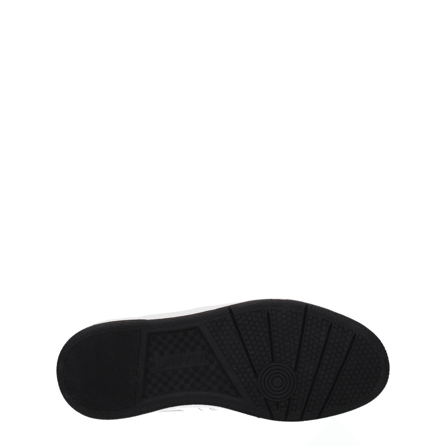 Lanvin White Leather High Top Sneakers