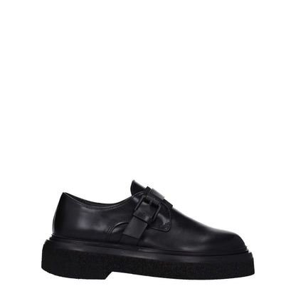 Max Mara Black Leather Oxfords And Derbies 1728,75667636384,Black,EU35/US5,EU39.5/US9.5,Max Mara,New with tags,Oxfords and Derbies - Shoes,Shoes,Women