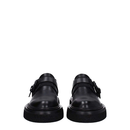 Max Mara Black Leather Oxfords And Derbies 1728,75667636384,Black,EU35/US5,EU39.5/US9.5,Max Mara,New with tags,Oxfords and Derbies - Shoes,Shoes,Women