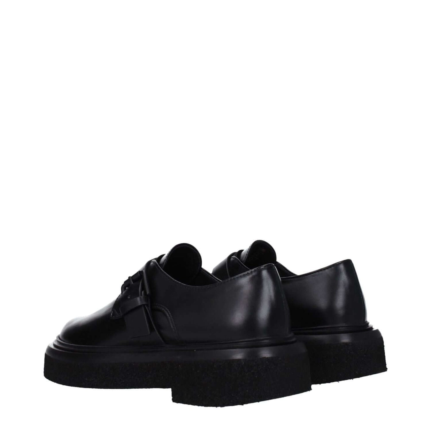 Max Mara Black Leather Oxfords And Derbies 1728,75667636384,Black,EU35/US5,EU39.5/US9.5,Max Mara,New with tags,Oxfords and Derbies - Shoes,Shoes,Women