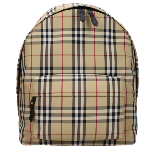Burberry Beige Fabric Backpack 1728,75667636384,Backpacks - Bags,Bags,Beige,Burberry,Men,New with tags