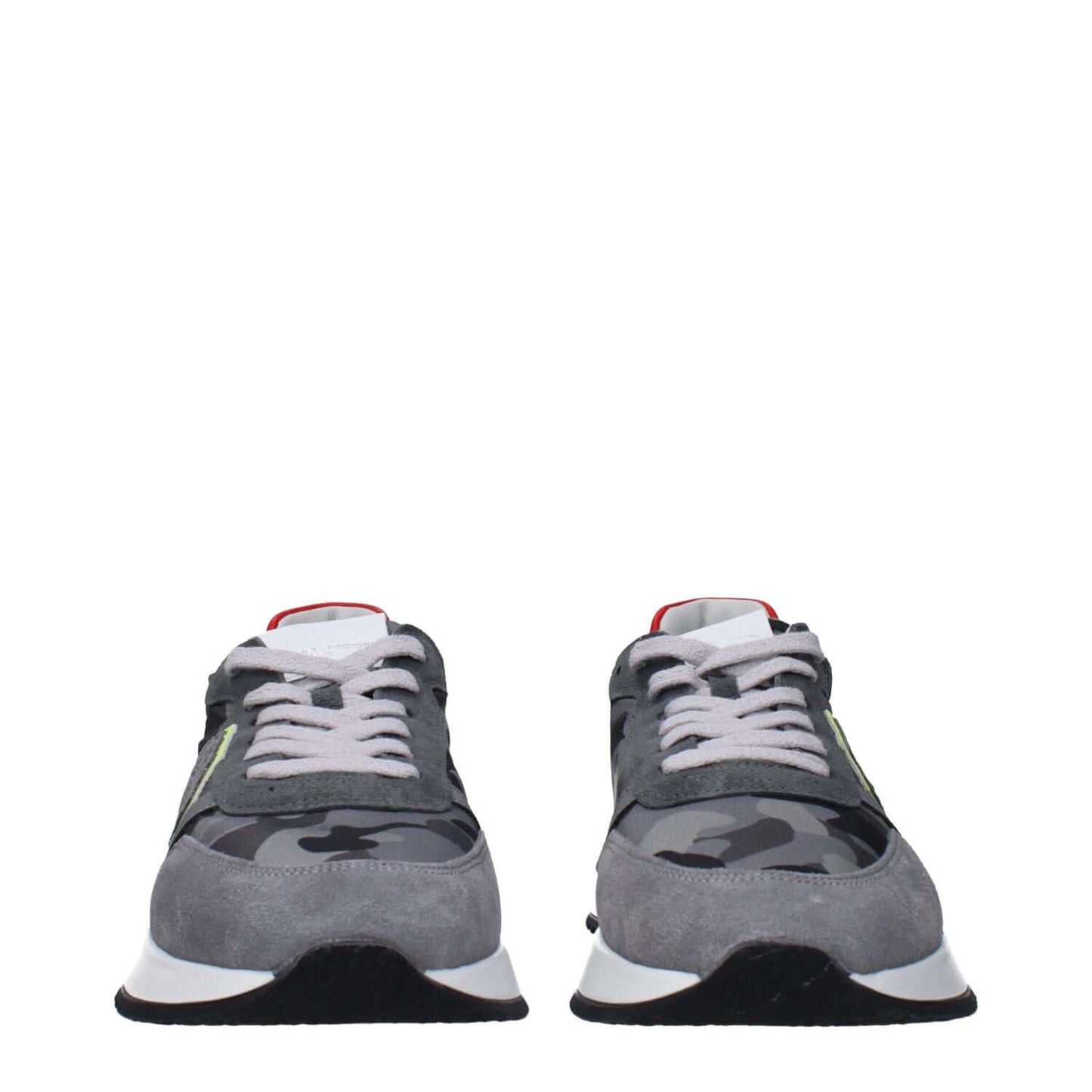 Philippe Model Gray Fabric Sneakers