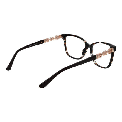 Guess Brown Acetate Glasses (Frames) with full-rim design for women. Brown frame with demo lenses. Includes a branded case.