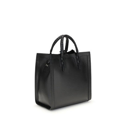 Casadei Black Calf Leather Bos Taurus Shoulder Bag with embossed logo and adjustable strap, elegant design, made in Italy.