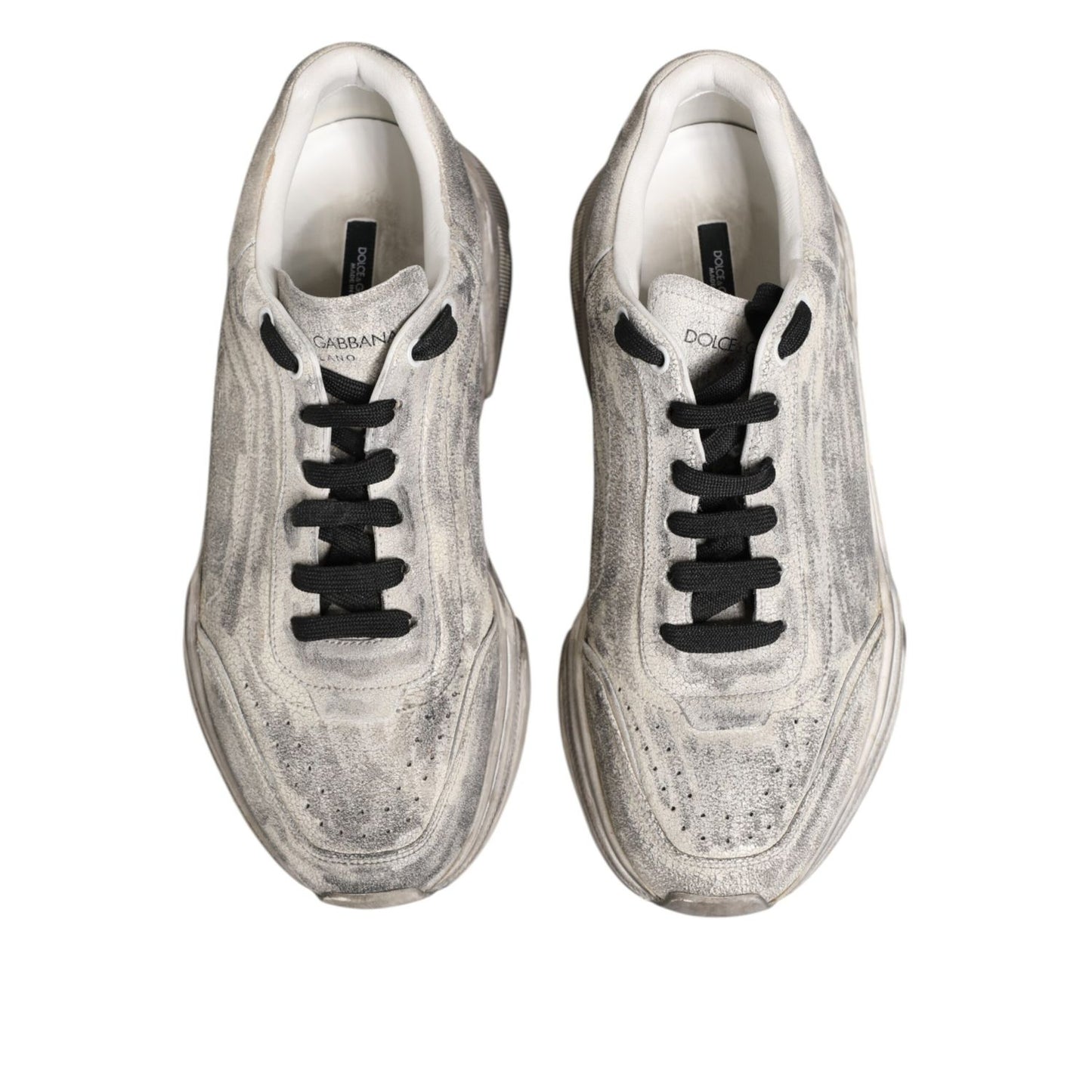 Dolce & Gabbana White Daymaster Low Top Men Sneakers Shoes