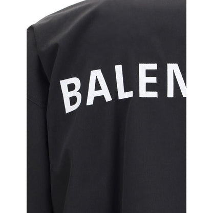 Balenciaga Black Polyester Shell Jacket