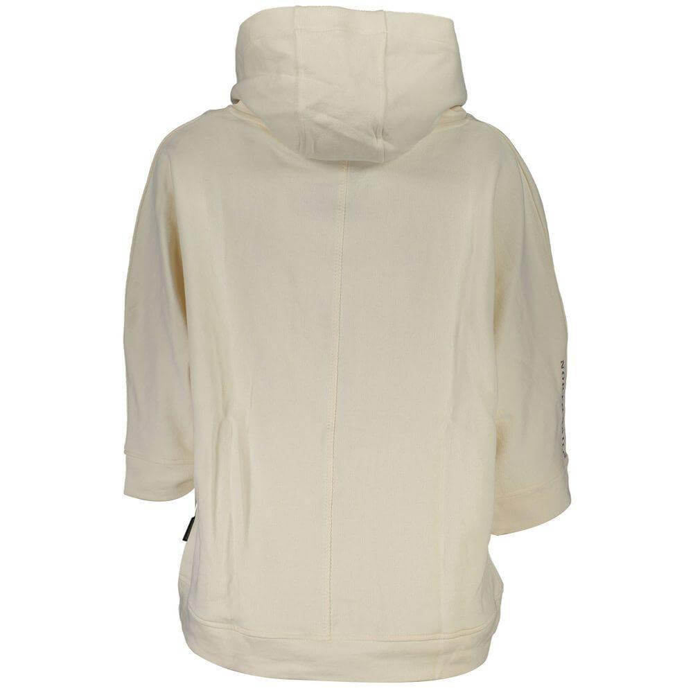 North Sails White Cotton Women's Hooded Sweater