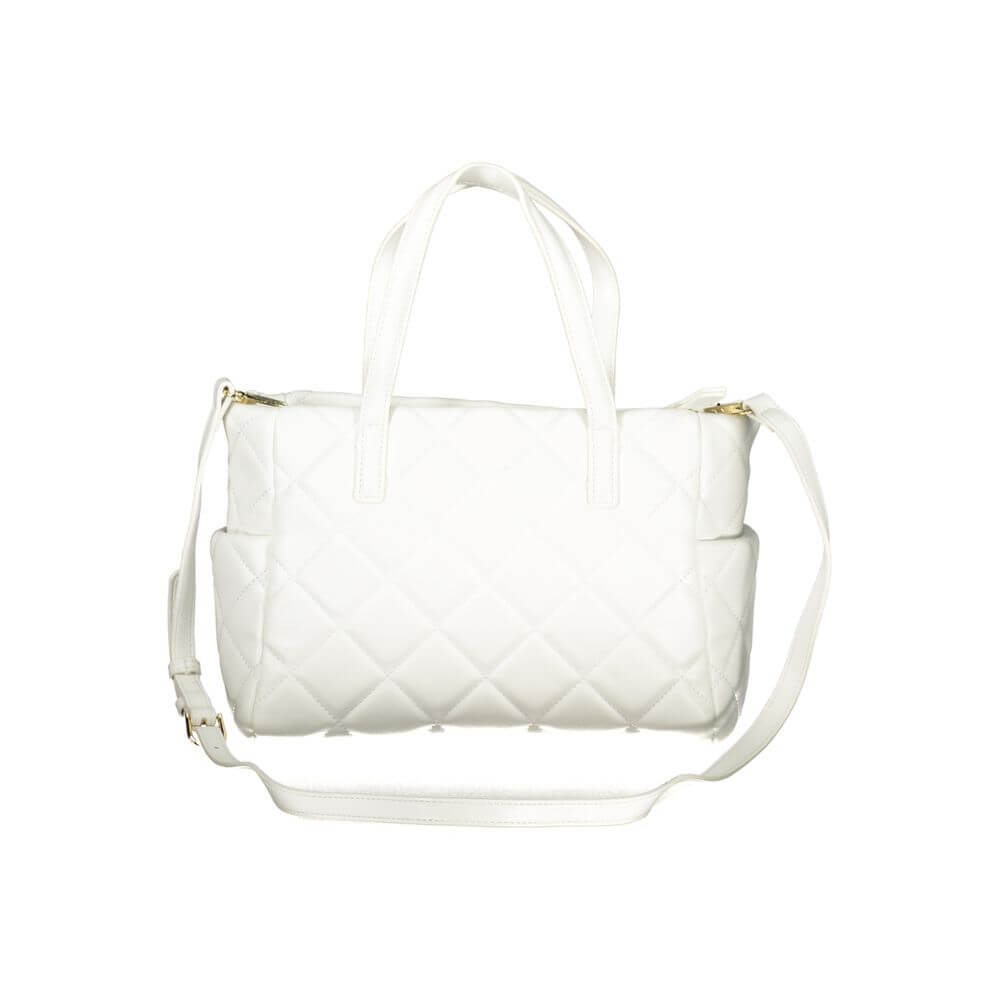 Mario Valentino White Polyethylene Handbag