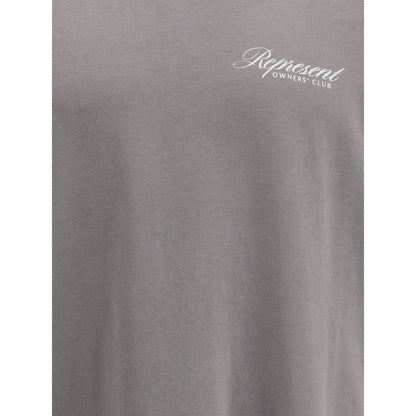 Represent Gray Cotton Sweatshirt with logo detail on front, minimalist style, 100% cotton, made in Portugal.