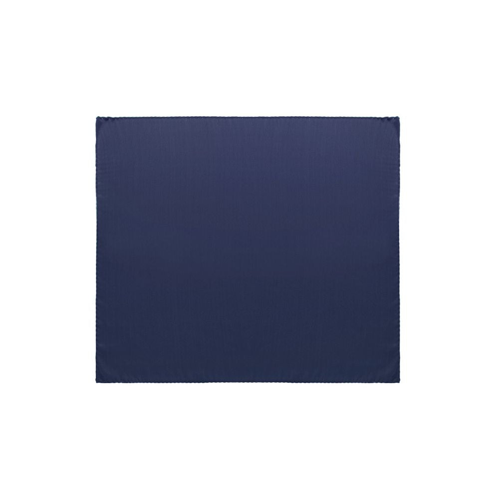 Alt Tag: Dolce & Gabbana Blue Silk Pocket Square, size 32 x 32, made from 100% silk, SKU 25GIU24, luxury fashion accessory.