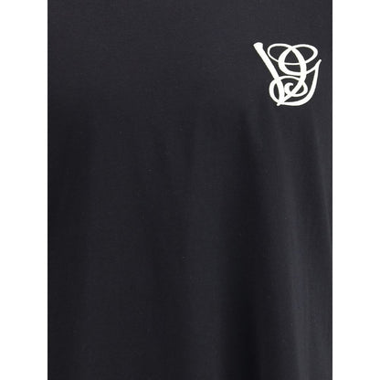 Valentino Black Cotton T-Shirt