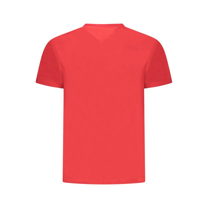 Tommy Hilfiger Red Cotton Men's T-Shirt