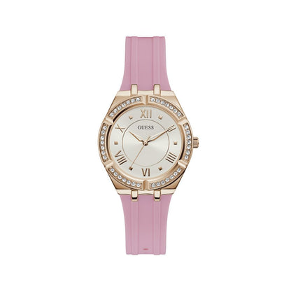 Guess Multicolor Rubber Dress Watch