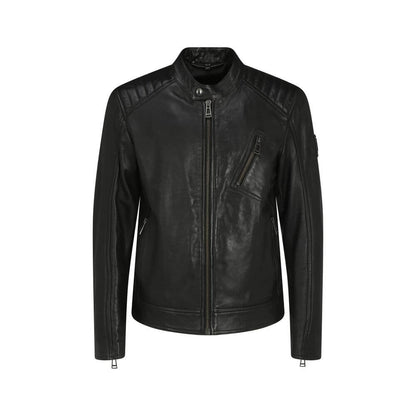 Belstaff Black Leather Jacket