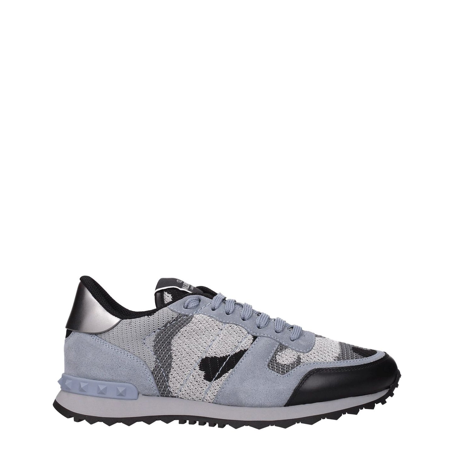Valentino Garavani Gray Fabric Athletic Sneakers