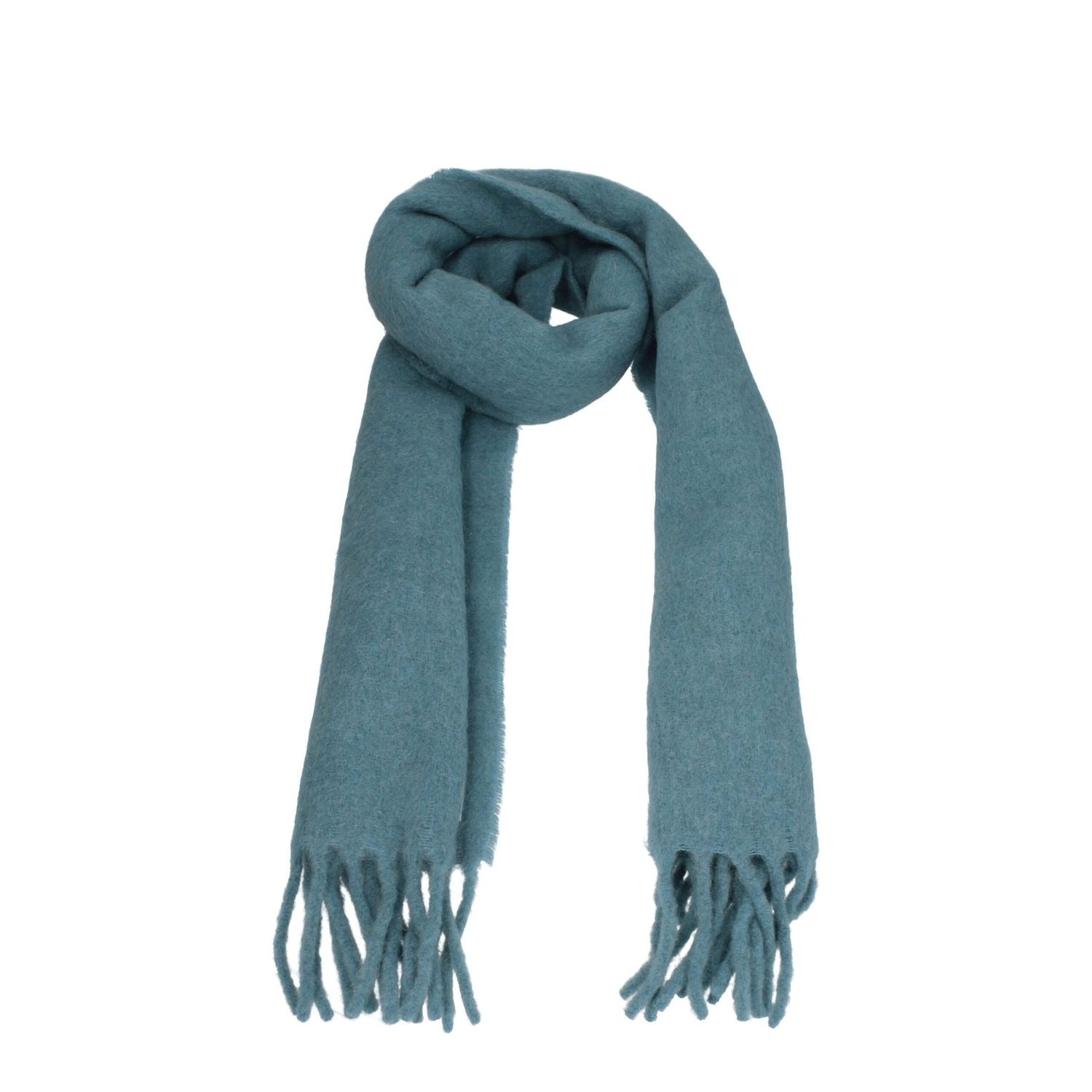 Ami Paris Green Leather Scarf