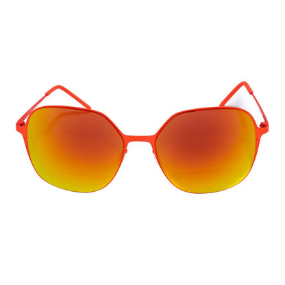 Italia Independent Red Metal Sunglasses