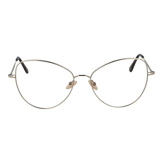 Andy Wolf Silver Unisex Glasses Frame with full-rim metal design, butterfly style, demo lenses, and branded case included.