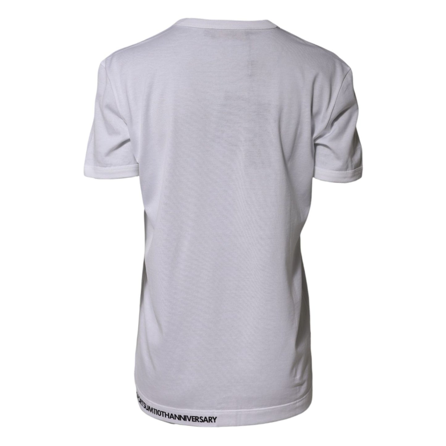 Dolce & Gabbana White DG Loves Moscow Crew Neck T-shirt