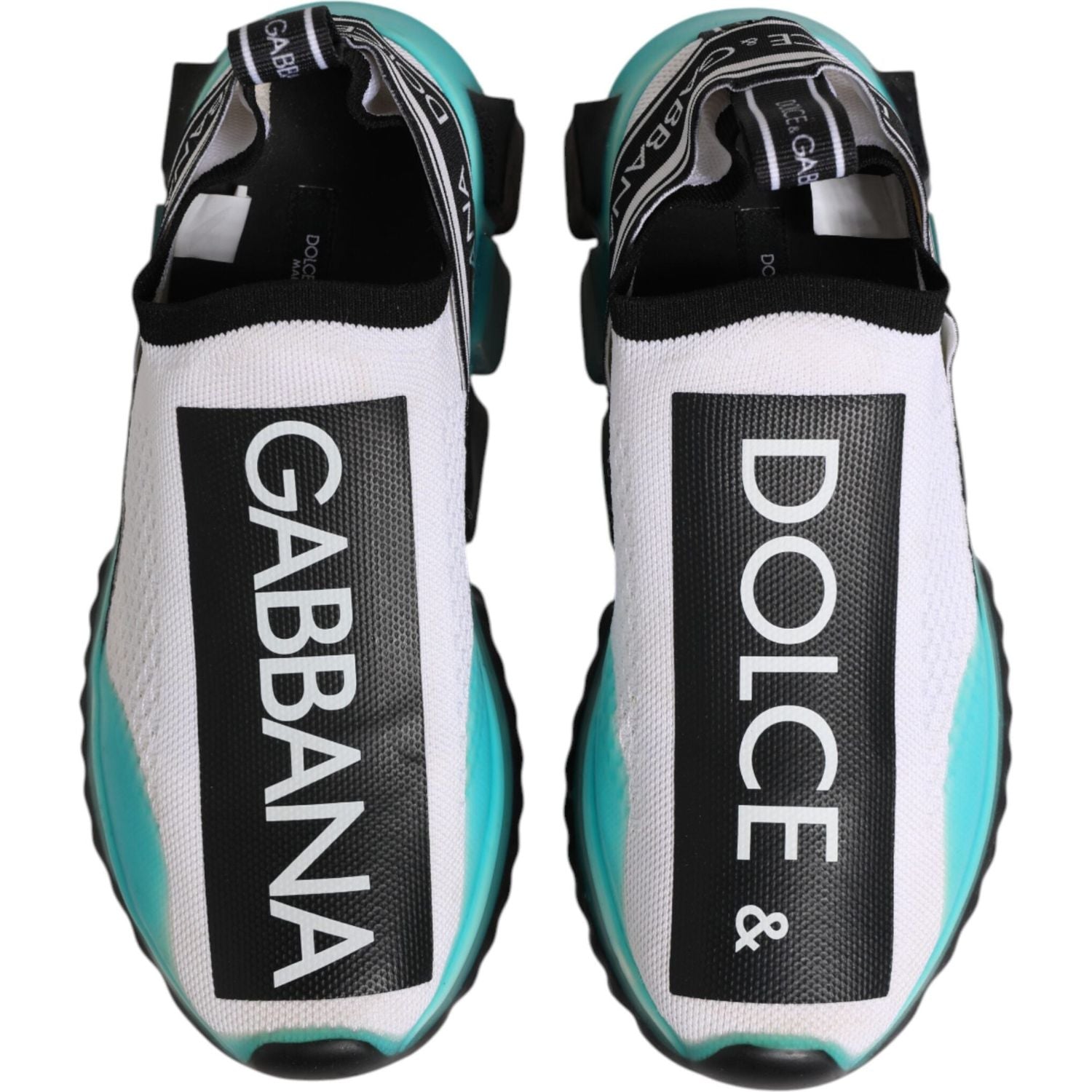 Dolce & Gabbana White Sorrento Slip On Low Top Sneakers Shoes