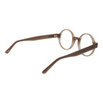 Andy Wolf Brown Unisex Glasses Frame in acetate, full-rim round style, featuring brown color and branded case.