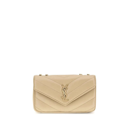 Saint Laurent Beige LouLou Shoulder Bag