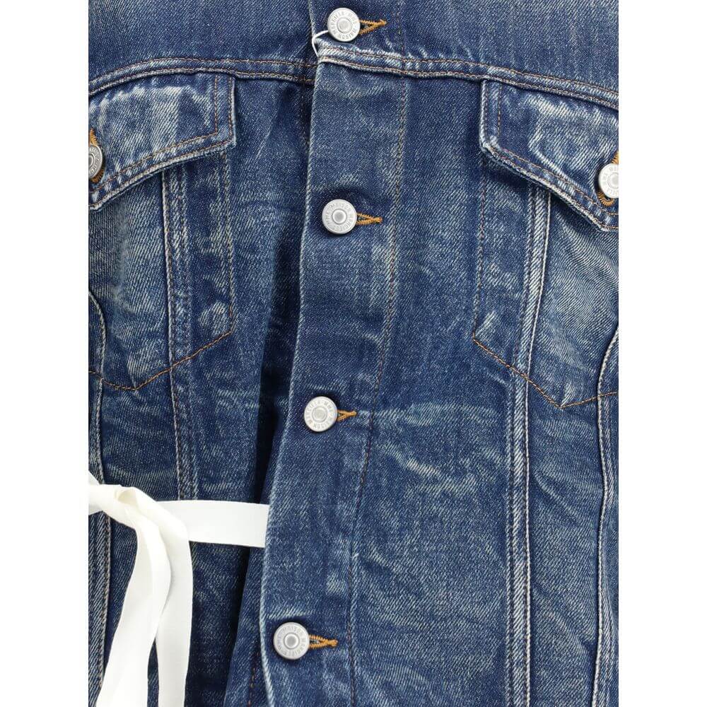 MM6 Blue Cotton Denim Jacket