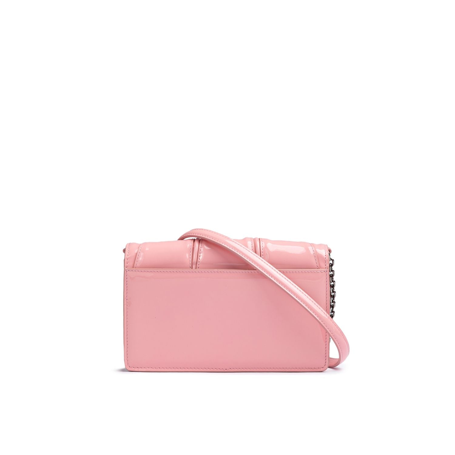 Front view with bag zipped and handles upright.