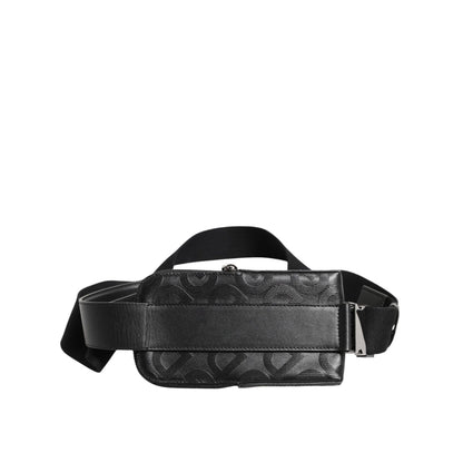 Dolce & Gabbana Gray DG Logo Mania Purse Phone Belt Waist Men Borse Bag