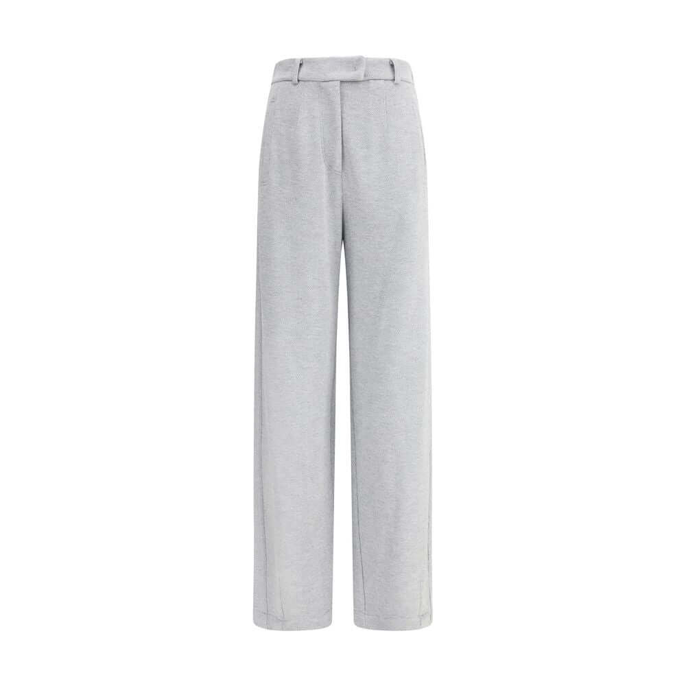 Brunello Cucinelli Gray Cotton Casual Pants
