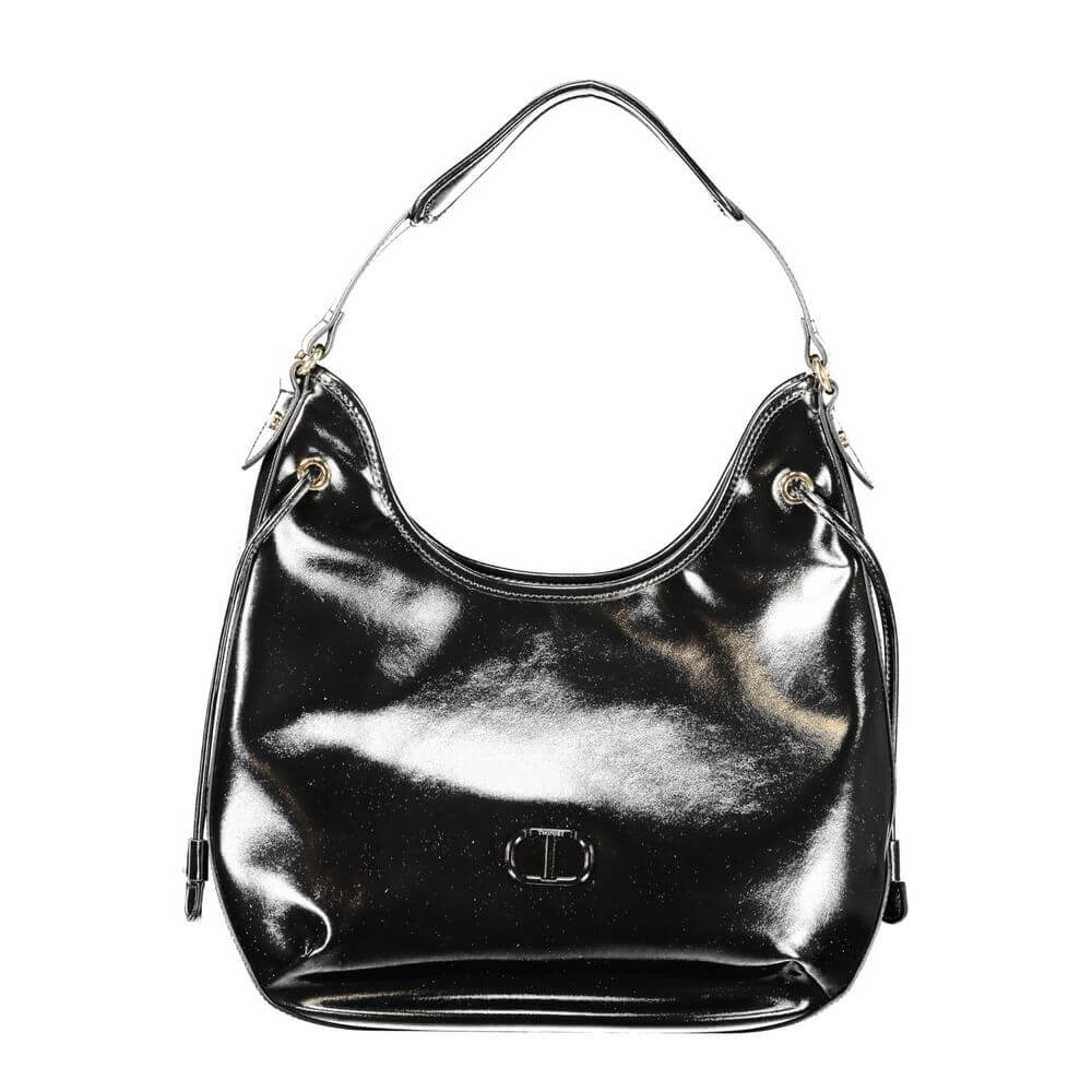Twinset Black Polyethylene Women Hobo Bag
