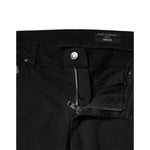 Dolce & Gabbana Black Tattered White Lining Skinny Denim Jeans