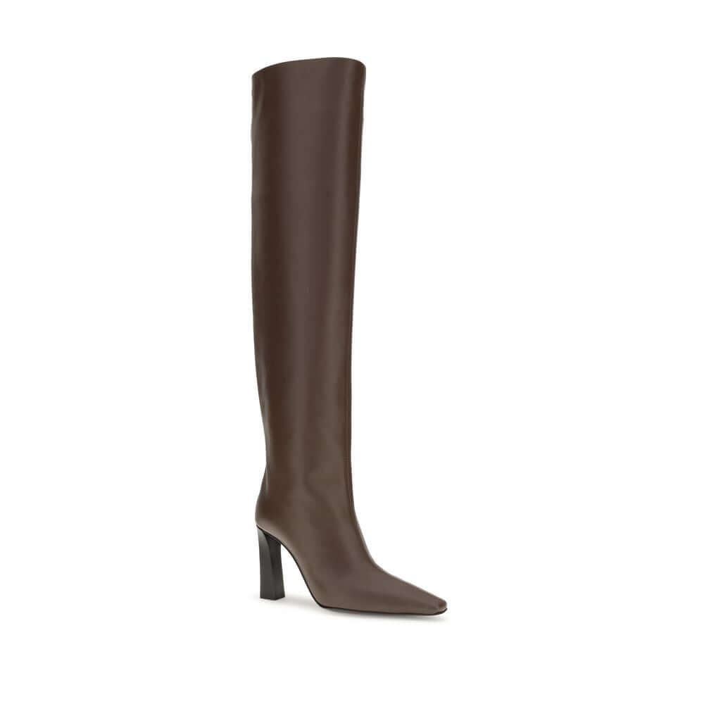 Giuseppe Zanotti Brown Leather Over The Knee