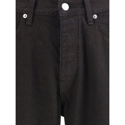 Sunflower Black Cotton Relaxed Fit Jeans